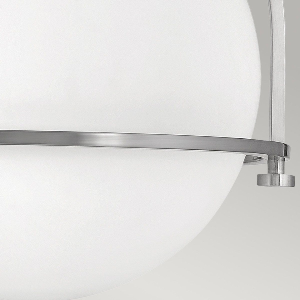 Somerset 1 light plafond brushed nickel 31.8cm Hinkley Lighting Somerset 1 light plafond brushed nickel 31.8cm