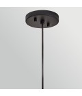 Arlen 1-lt large outdoor ceiling light rattan/black 61 cm IP44