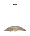 Arlen 1-lt x-large outdoor ceiling light rattan/black 76.2 cm IP44