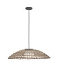 Arlen 1-lt x-large outdoor ceiling light rattan/black 76.2 cm IP44