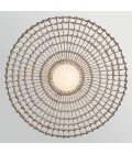 Arlen 1-lt x-large outdoor ceiling light rattan/black 76.2 cm IP44