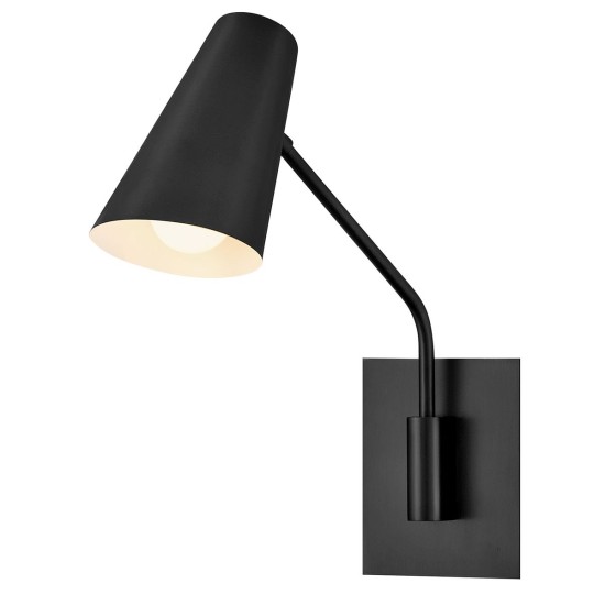 Bray 1-ljus vägglampa svart 42,5 cm