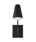 Bray 1-lt wall light black 42.5 cm