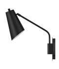 Bray 1-lt wall light black 42.5 cm