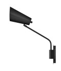 Bray 1-lt wall light black 42.5 cm