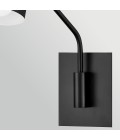 Bray 1-lt wall light black 42.5 cm