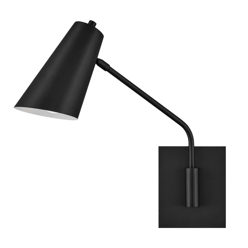Bray 1-lt wall light black 42.5 cm