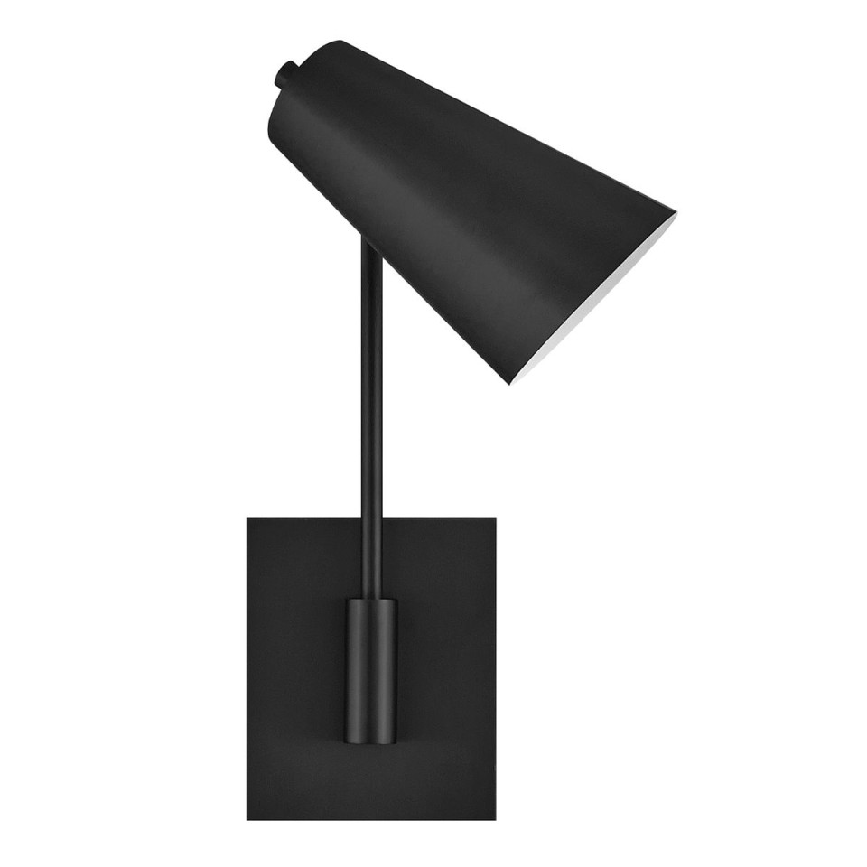 Bray 1-lt wall light black 42.5 cm