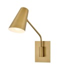 Bray 1-lt wall light lacquered brass 42.5 cm