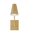 Bray 1-lt wall light lacquered brass 42.5 cm