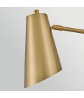 Bray 1-lt wall light lacquered brass 42.5 cm