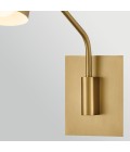 Bray 1-lt wall light lacquered brass 42.5 cm