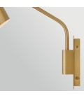 Bray 1-lt wall light lacquered brass 42.5 cm