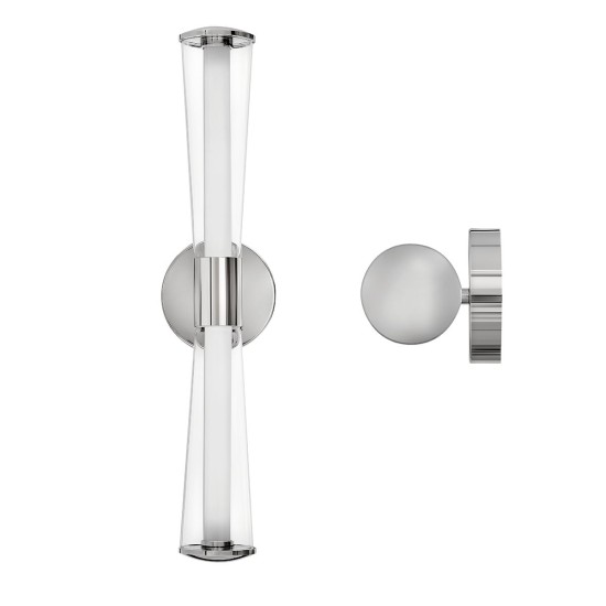Elin badrumsvägglampa polerad krom 58,4 cm IP44