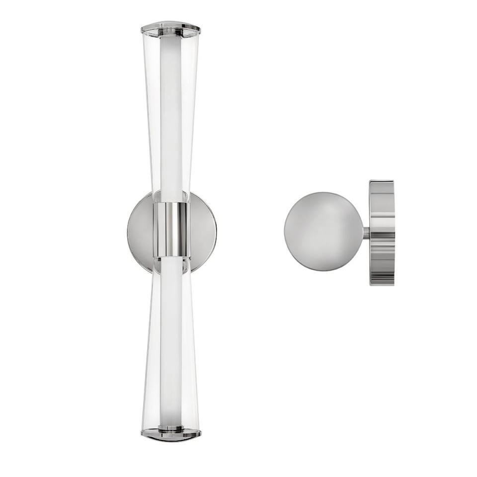 Elin badrumsvägglampa polerad krom 58,4 cm IP44