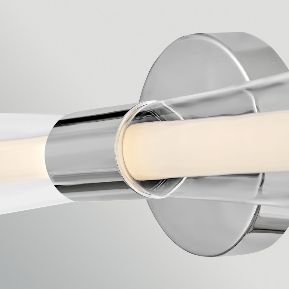 Elin badrumsvägglampa polerad krom 58,4 cm IP44