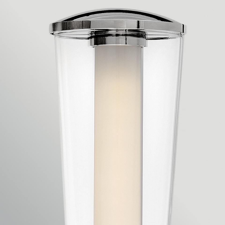 Elin badrumsvägglampa polerad krom 58,4 cm IP44