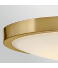 Kieran plafond lackerad mässing/vitt glas 36,2 cm