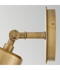 Pratt 1-lt outdoor spot wall light heritage brass 31.8 cm IP44