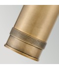 Pratt 1-lt outdoor spot wall light heritage brass 31.8 cm IP44