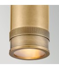 Pratt 1-lt outdoor spot wall light heritage brass 31.8 cm IP44