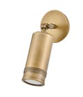 Pratt 1-lt outdoor spot wall light heritage brass 31.8 cm IP44