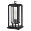 Republic 1-Ljus utomhus portlykta svart/klart glas 41,9 cm IP44