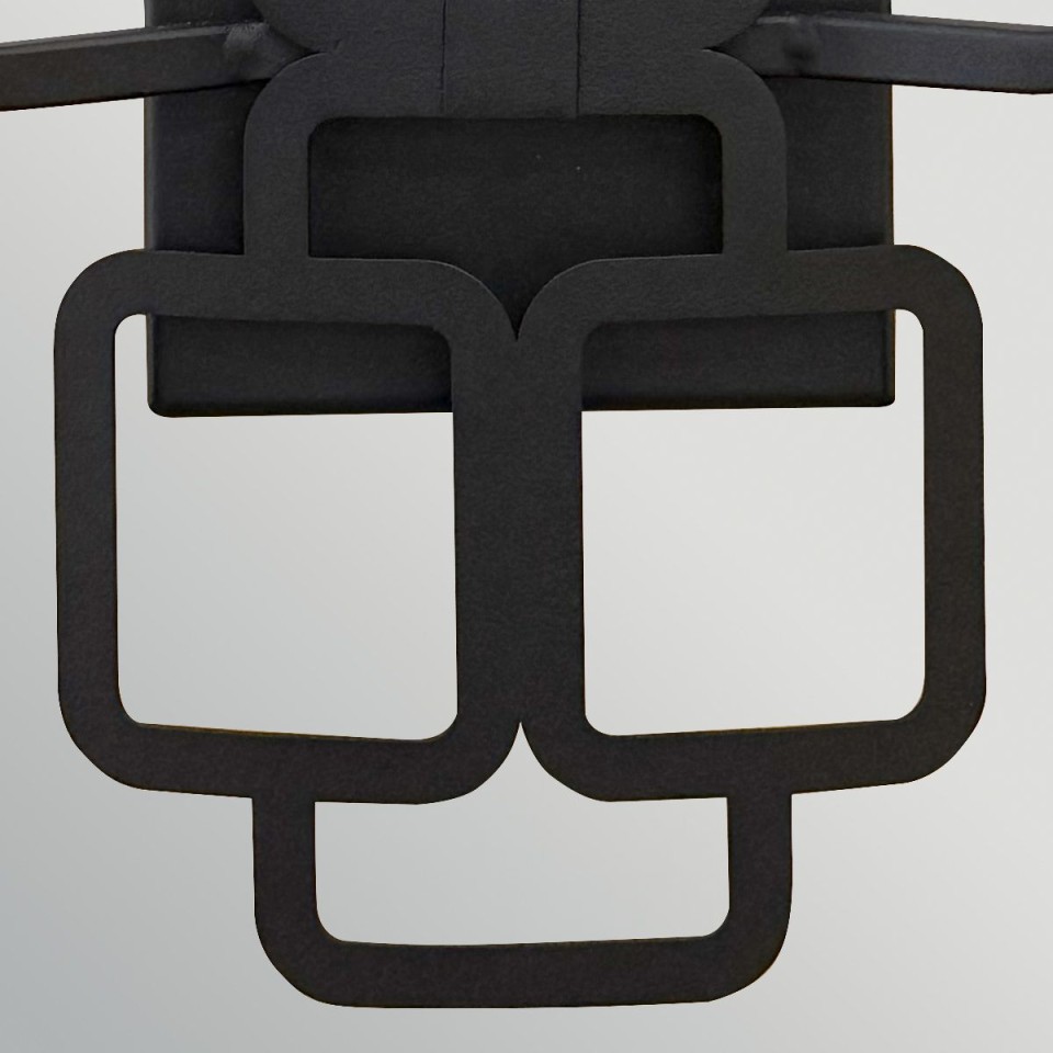 Sabina 2-lt wall light black/off-white 42.4 cm