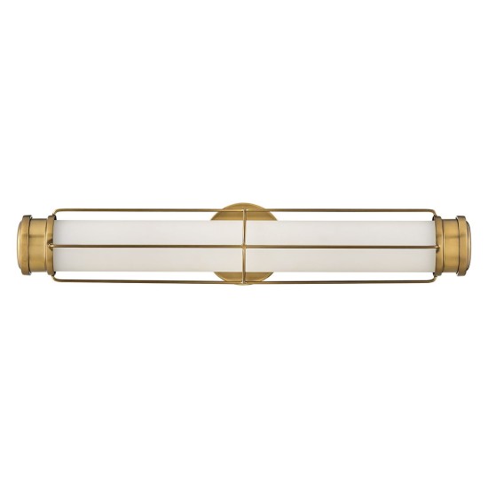 Saylor badrumsvägglampa mässing/vit 61 cm IP44