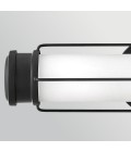Saylor small bathroom wall light matte black/white 43.2 cm IP44