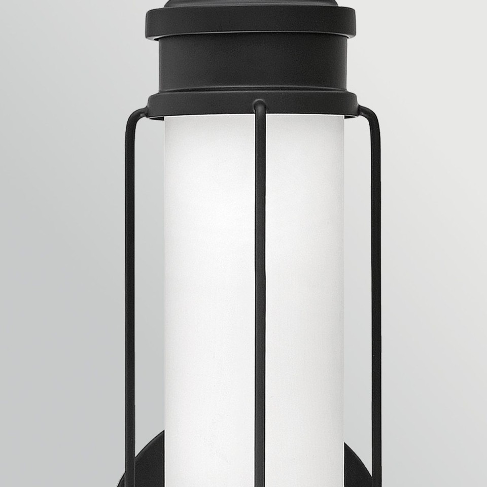 Saylor small bathroom wall light matte black/white 43.2 cm IP44