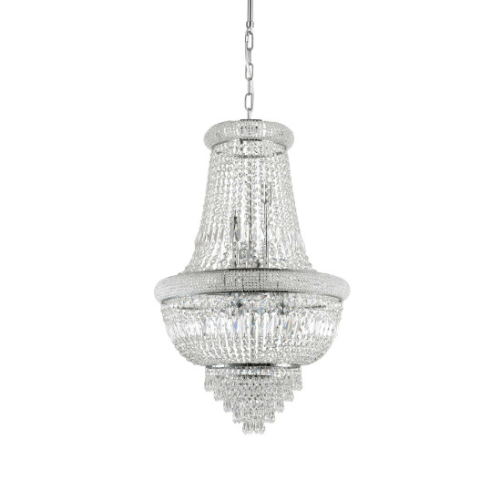 Dubai SP10 kristallkrona krom/kristall 52cm Dubai SP10 kristallkrona krom/kristall 52cm