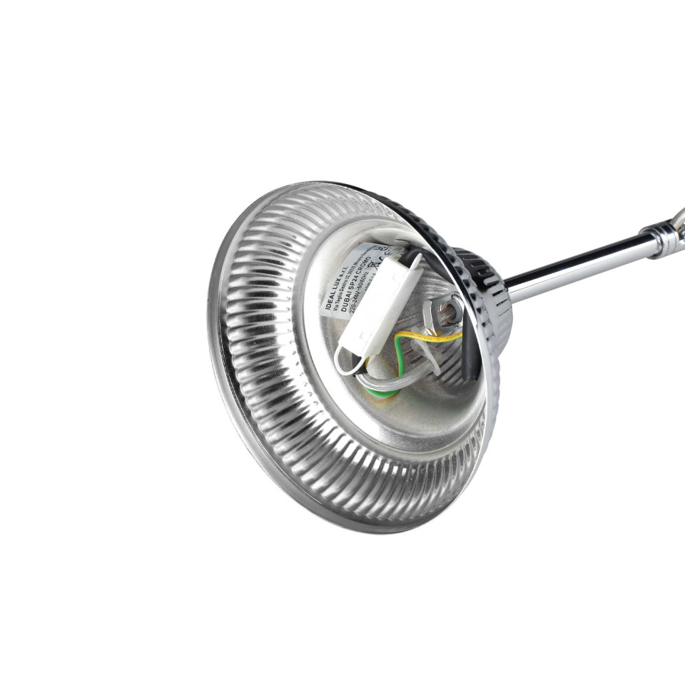 Dubai SP24 kristallkrona krom/kristall 80cm Ideal-Lux Dubai SP24 kristallkrona krom/kristall 80cm