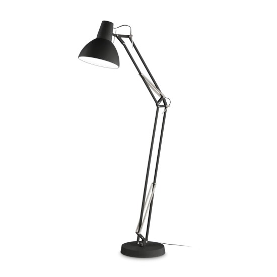 Wally PT1 golvlampa svart/nickel 160 cm
