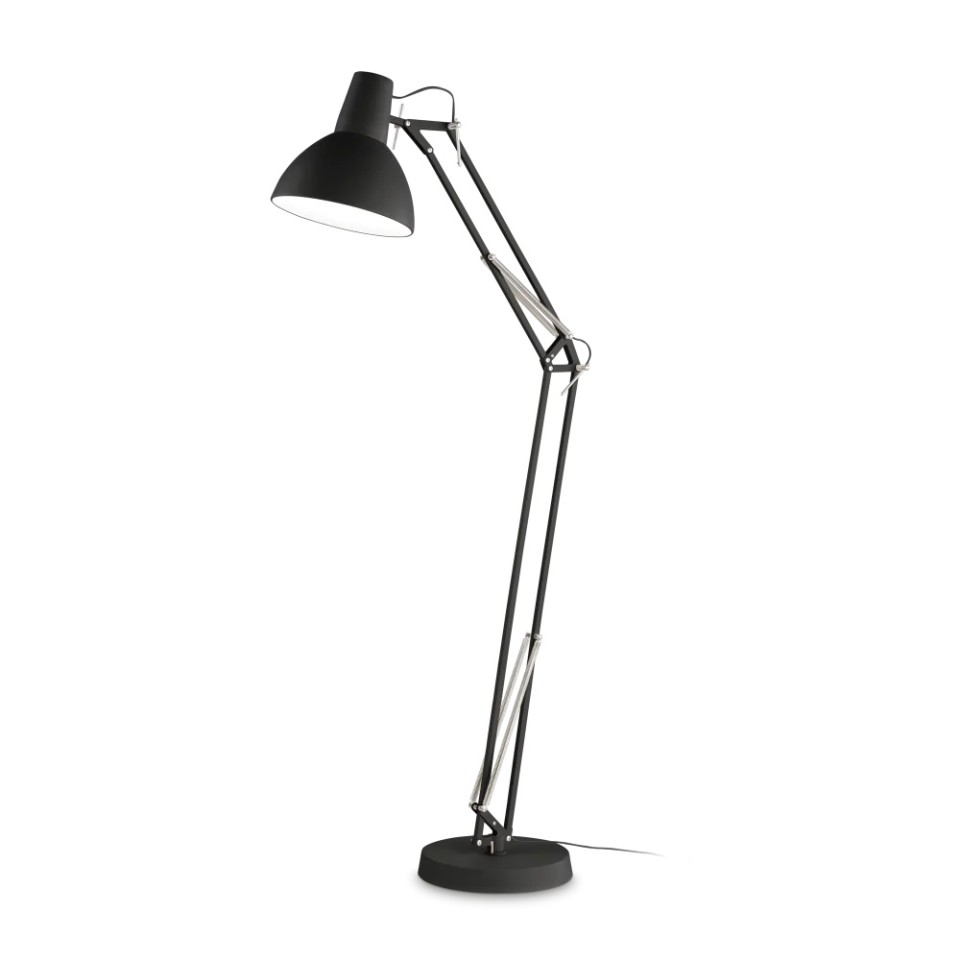 Wally PT1 golvlampa svart/nickel 160 cm