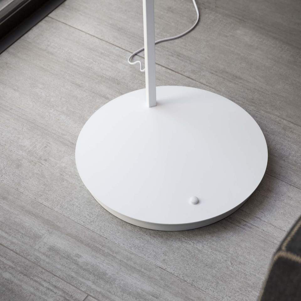 Dorsale MPT1 golvlampa matt vit 228 cm