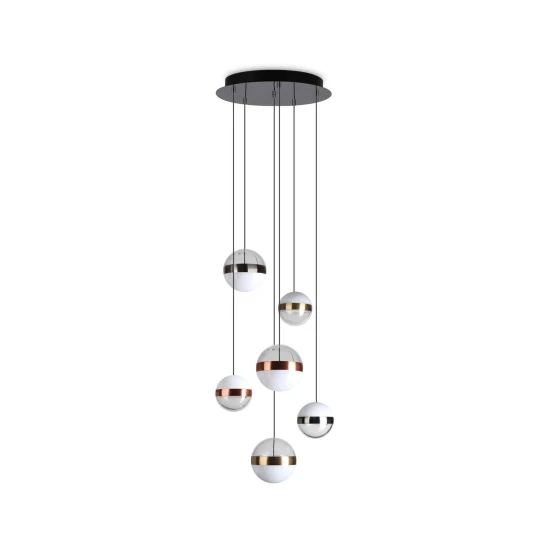 Galaxy SP6 Taklampa Vit/Klar/Svart 40cm
