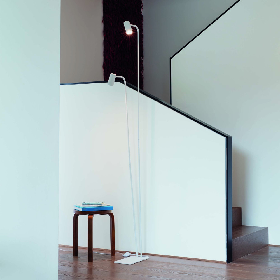 Ginger PT2 golvlampa vit 211,5 cm