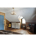 Chalet Renhorn Chandelier 6-Candle 67cm Ideal-Lux Chalet Renhorn Chandelier 6-Candle 67cm