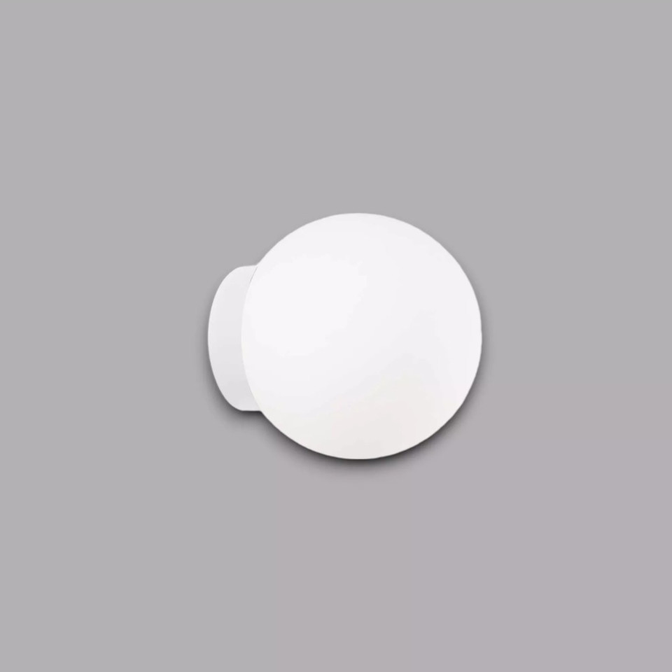 Mapa Bianco AP1 D10 Wall Light White 10cm