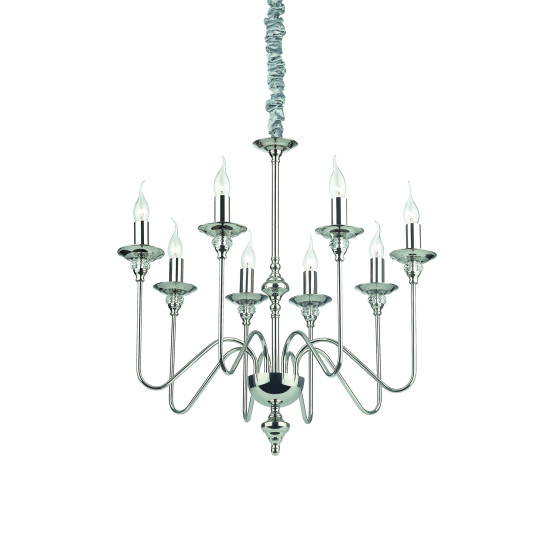 ARTU Ceiling Light SP8 Nickel 70cm