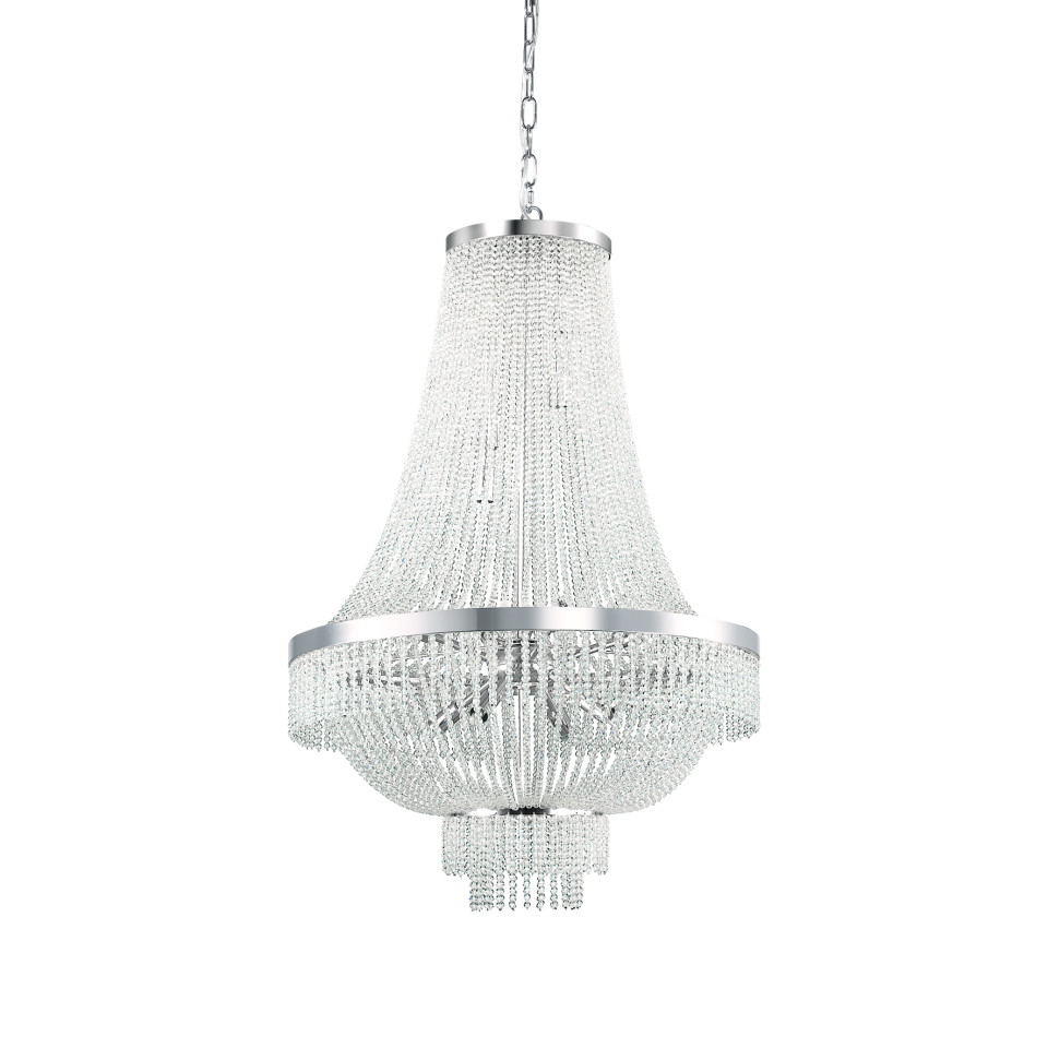 AUGUSTUS Ceiling Light SP12 Chrome 55cm Ideal-Lux AUGUSTUS Ceiling Light SP12 Chrome 55cm