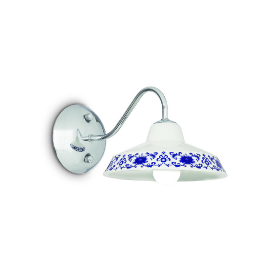 BaseSANO Wall Light AP1 China/Chrome 20cm