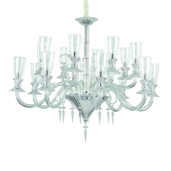 BEETHOVEN Kristallkrona SP16 Transparent Glas 130cm BEETHOVEN Kristallkrona SP16 Transparent Glas 130cm