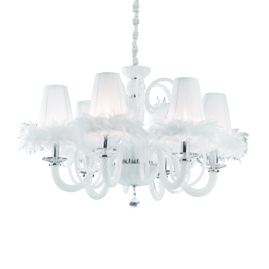 CABARET Ceiling Light SP6 White/Glas 90cm CABARET Ceiling Light SP6 White/Glas 90cm