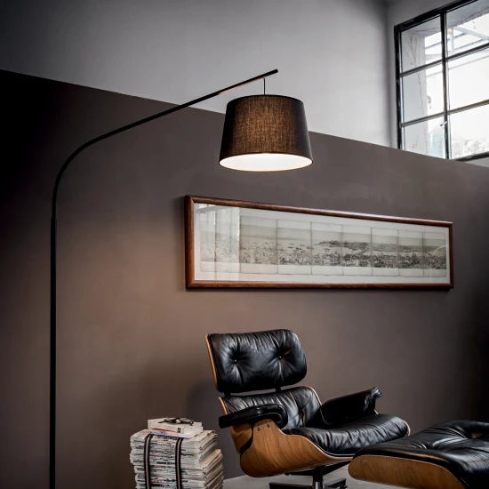 DADDY Golvlampa PT1 Svart 118cm