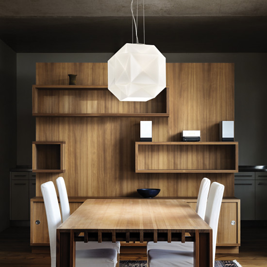 DIAMOND Taklampa SP1 Krom/Glas 35cm