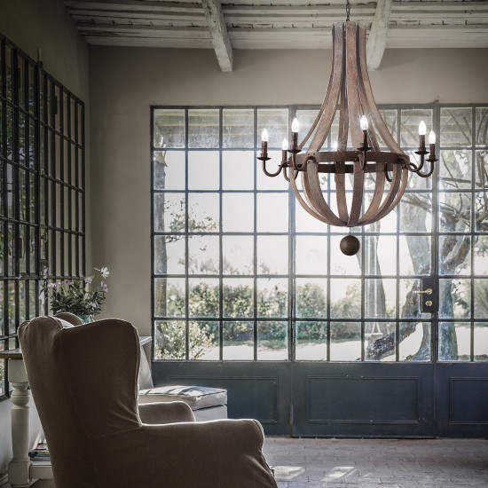 MILLENNIUM Ceiling Light SP5 Wood/Metal  52cm MILLENNIUM Ceiling Light SP5 Wood/Metal  52cm