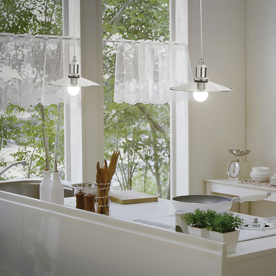 SEAMAN Ceiling Light SB3 Chrome 80cm Ideal-Lux SEAMAN Ceiling Light SB3 Chrome 80cm