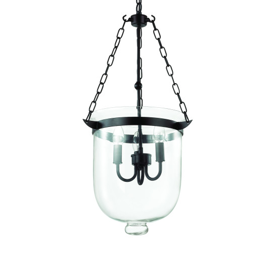 ENTRY Taklampa SP3 Svart Glas 36cm